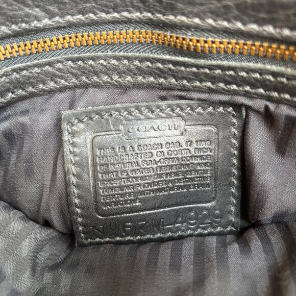 Authentic Vintage Coach Hudson Flap Pebble Leather Crossbody Bag - Picture 11 of 11